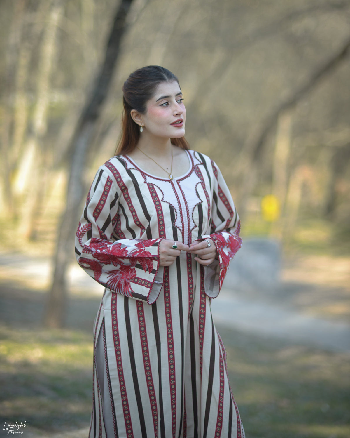 Embroidered Cotton  2-Piece Co-Ord Set