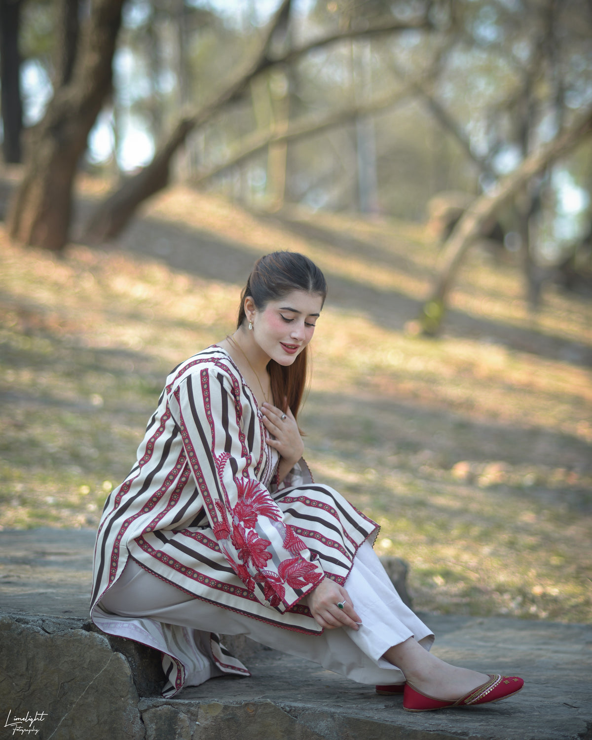 Embroidered Cotton  2-Piece Co-Ord Set