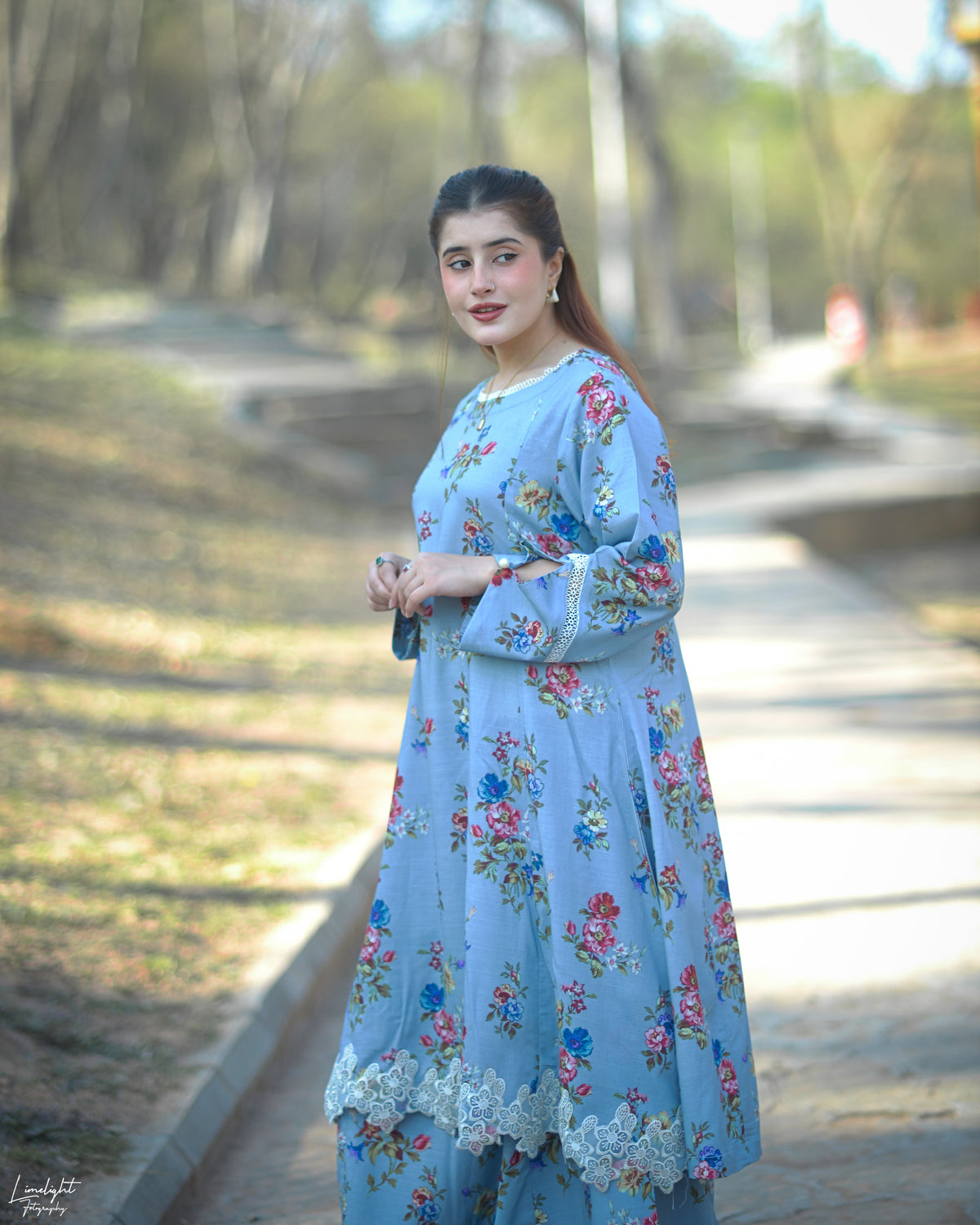 Emboidered Cotton 2 Piece