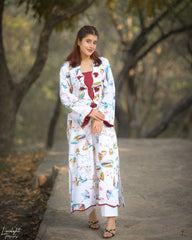 Women’s Printed 2-Piece Cotton Suit