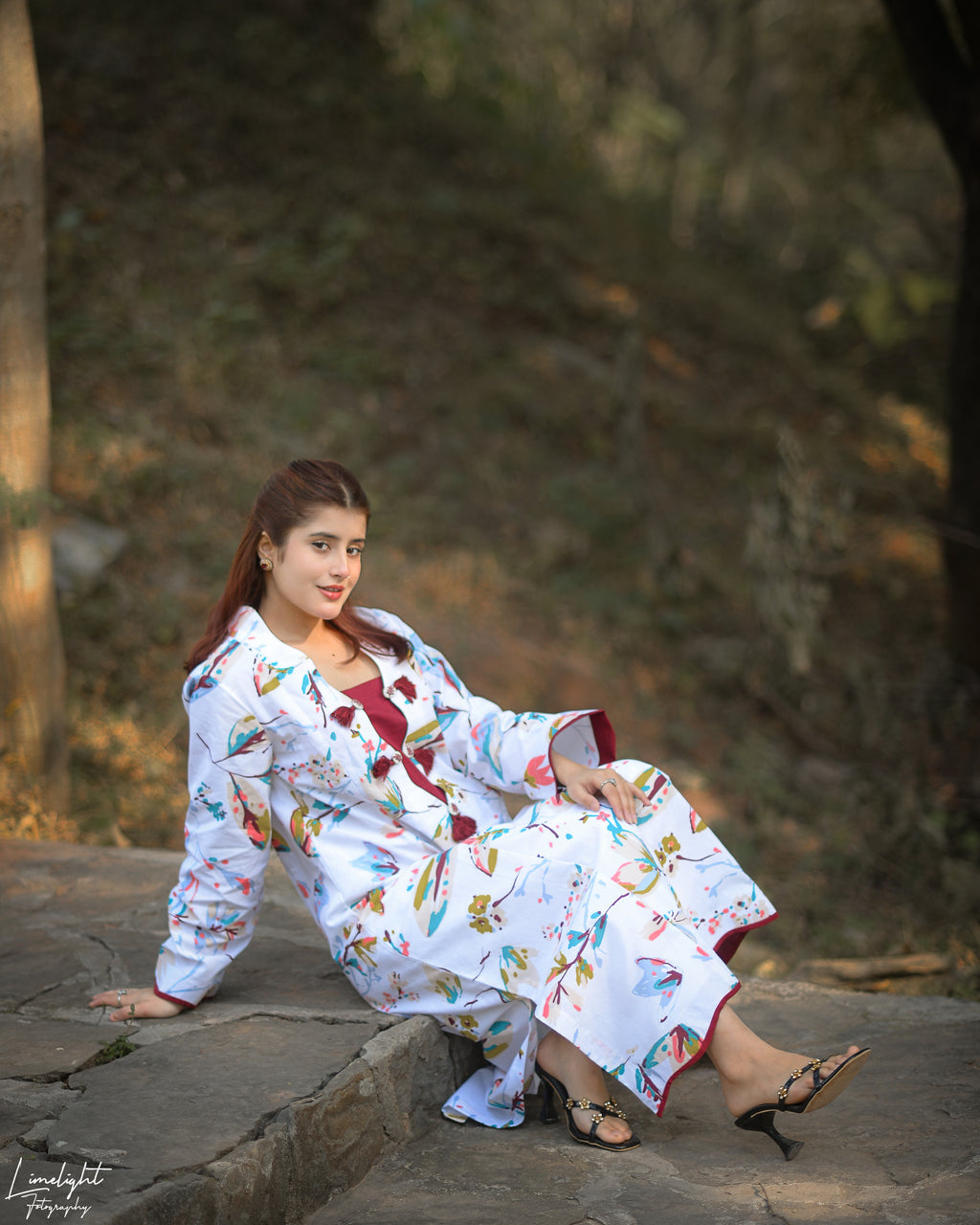 Women’s Printed 2-Piece Cotton Suit
