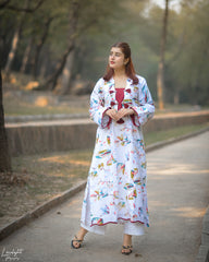 Women’s Printed 2-Piece Cotton Suit