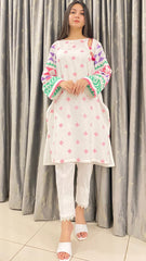 Stitched Cotton Printed Kurta Premium & Stylish 1 Piece