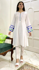 Stitched Breathable Cotton Printed Kurta 1 Piece