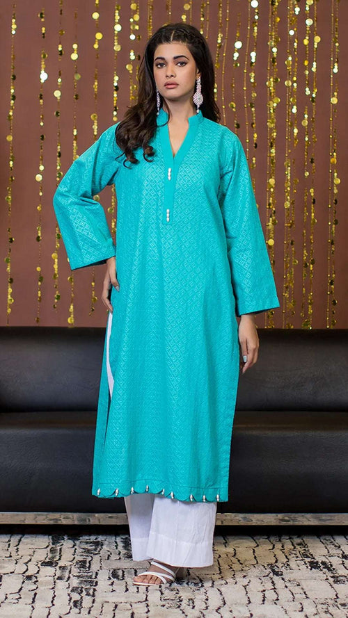 1 Piece  Cotton Chicken Kari Kurta