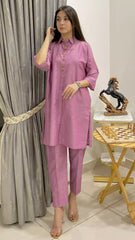 Elegant Cotton Yarn Dyed Co Ord Set 2 Piece