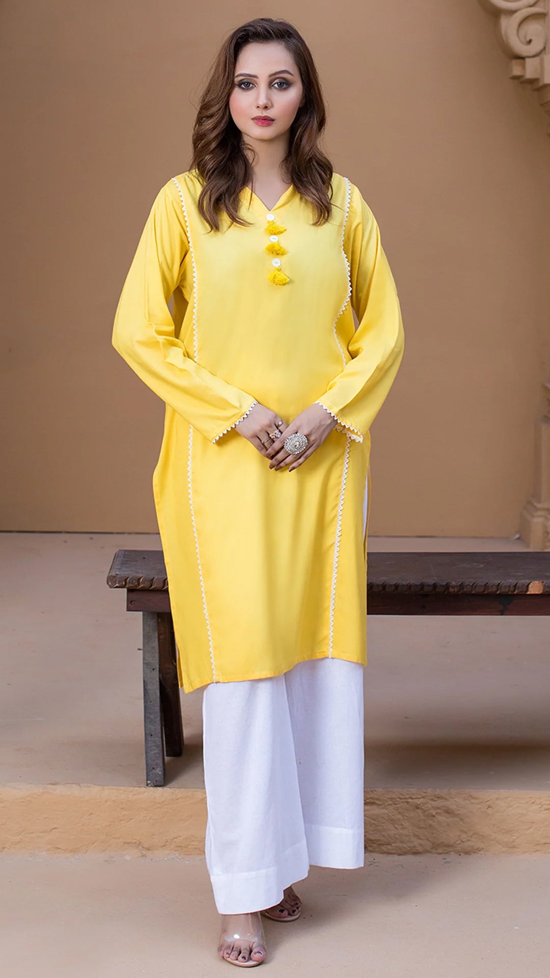 1 Piece Embroidered Kurta