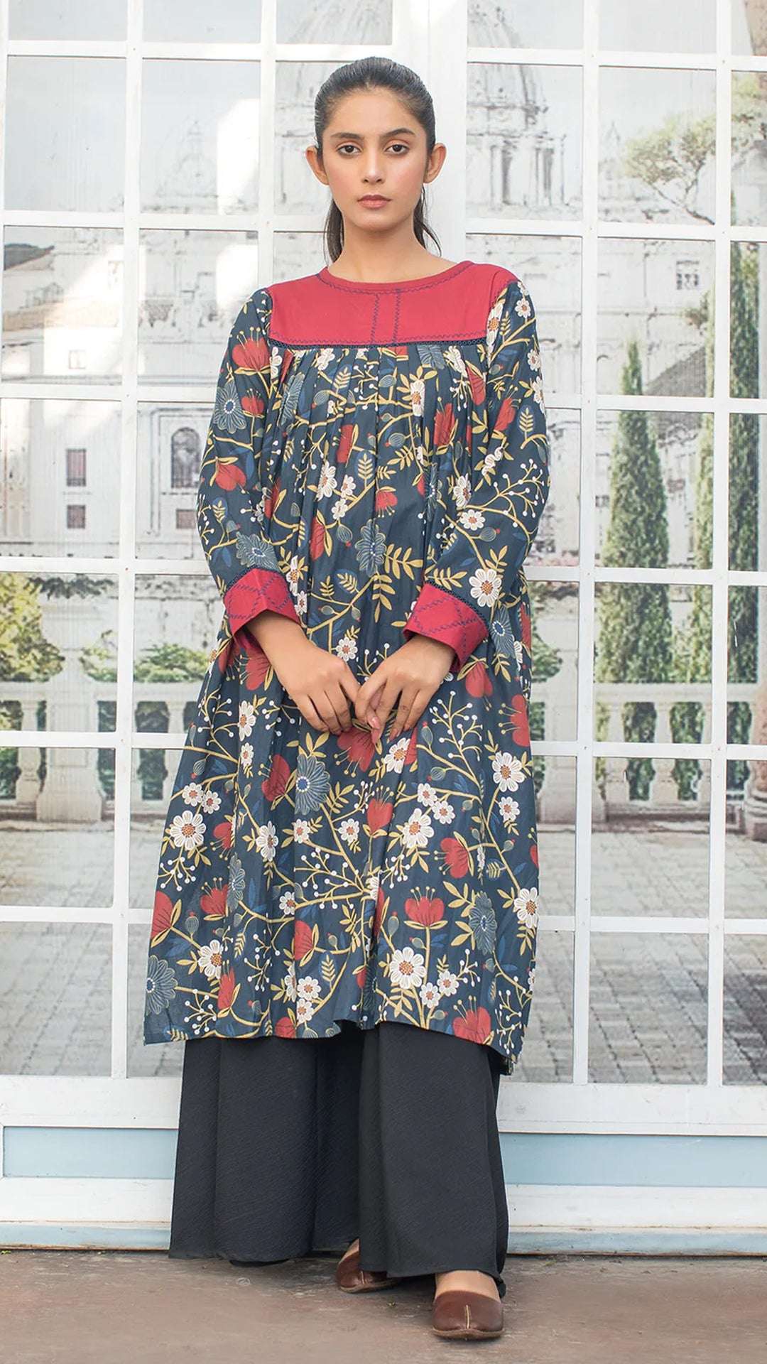 1 Piece Embroidered Kurta