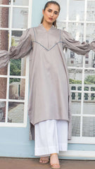 1 Piece Cotton Embellished Satin Kurta