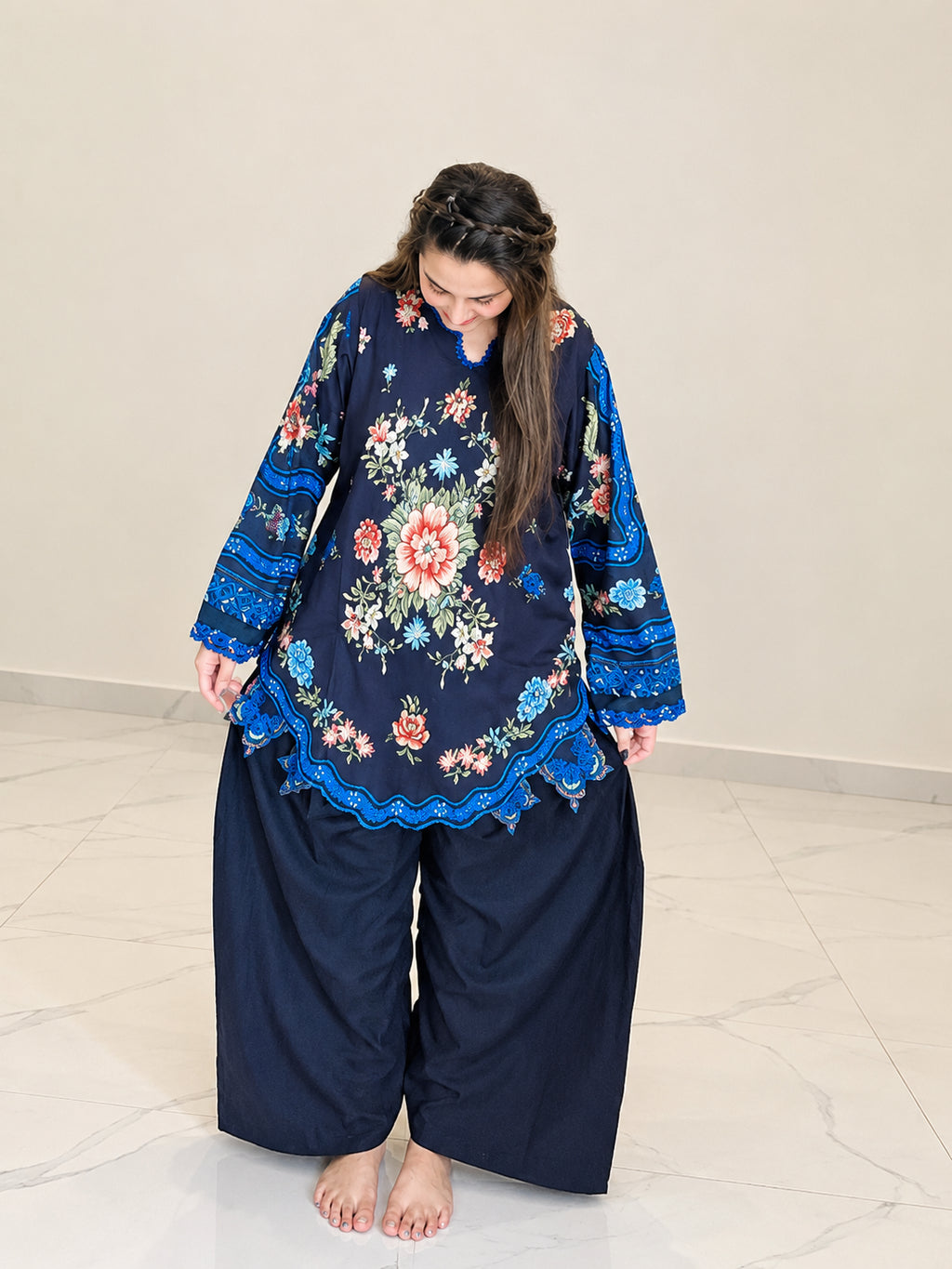 Printed Viscose 2 Piece Co-Ord Set