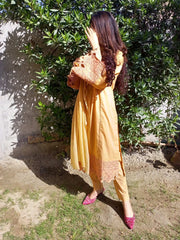 1 Piece Cotton Embroidered Kurta