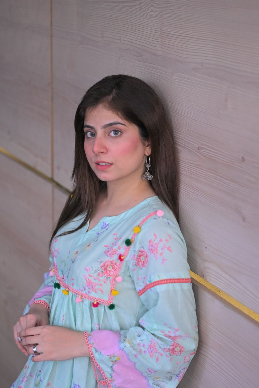 Pastel Printed Cotton Shirt