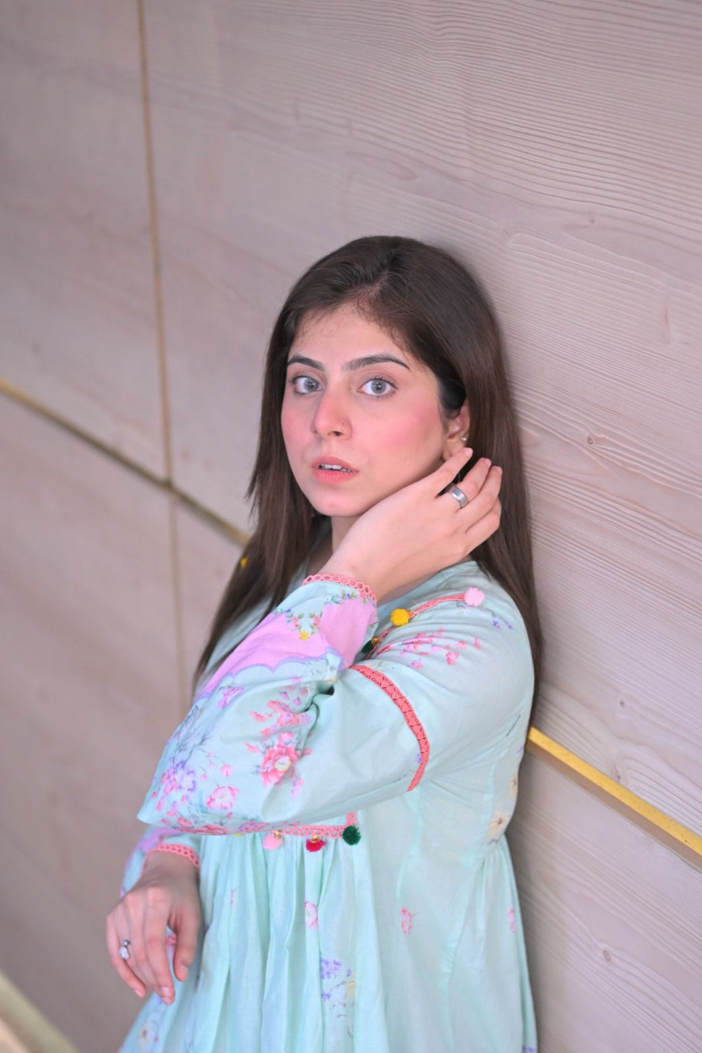 Pastel Printed Cotton Shirt