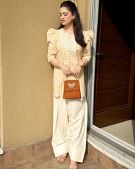 1 Piece Farshi Salwar-Beige