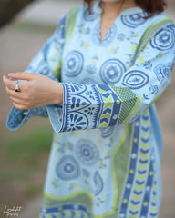 2 Piece Cotton Printed Co- Ord Set