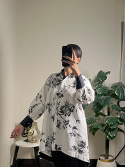 1 Piece Printed  Cotton Stitched Shirt