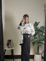 1 Piece Printed  Cotton Stitched Shirt