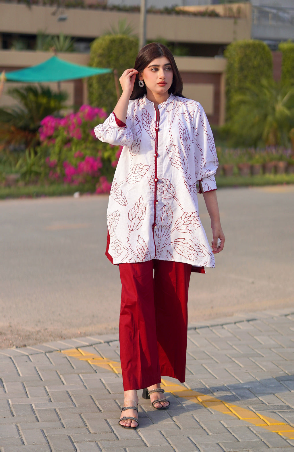 2 Piece Cotton Printed Co- Ord Set