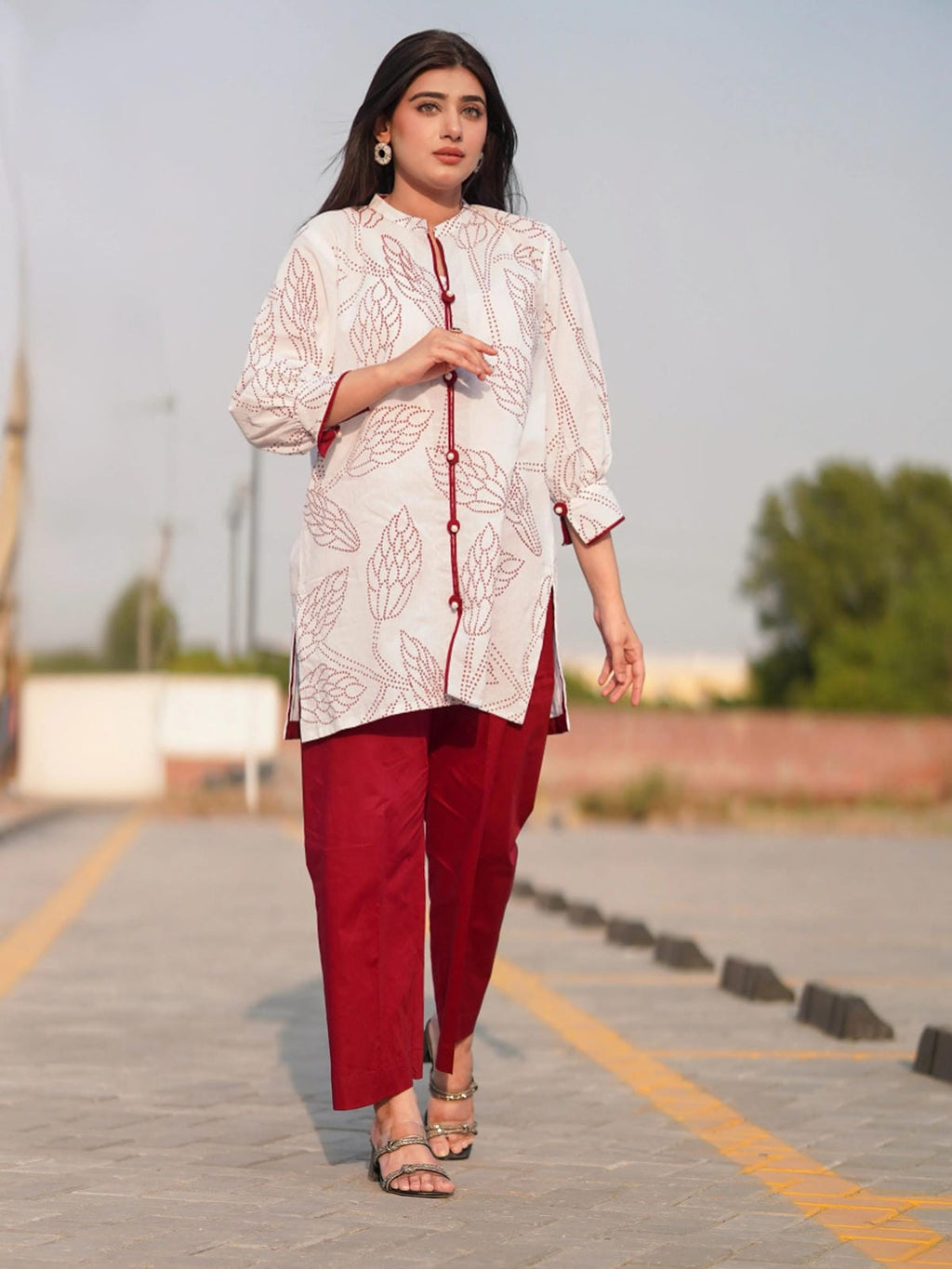 2 Piece Cotton Printed Co- Ord Set