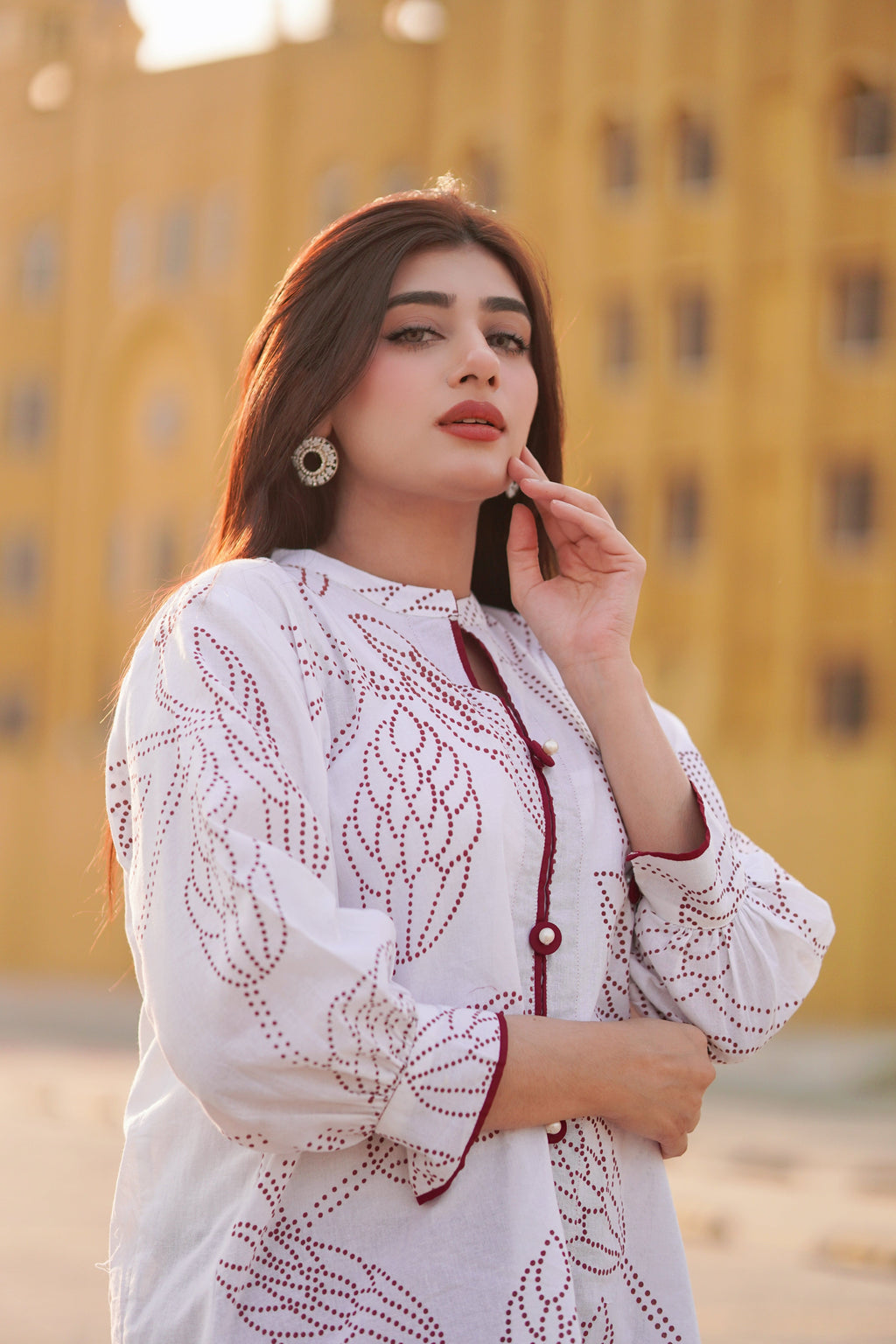 2 Piece Cotton Printed Co- Ord Set