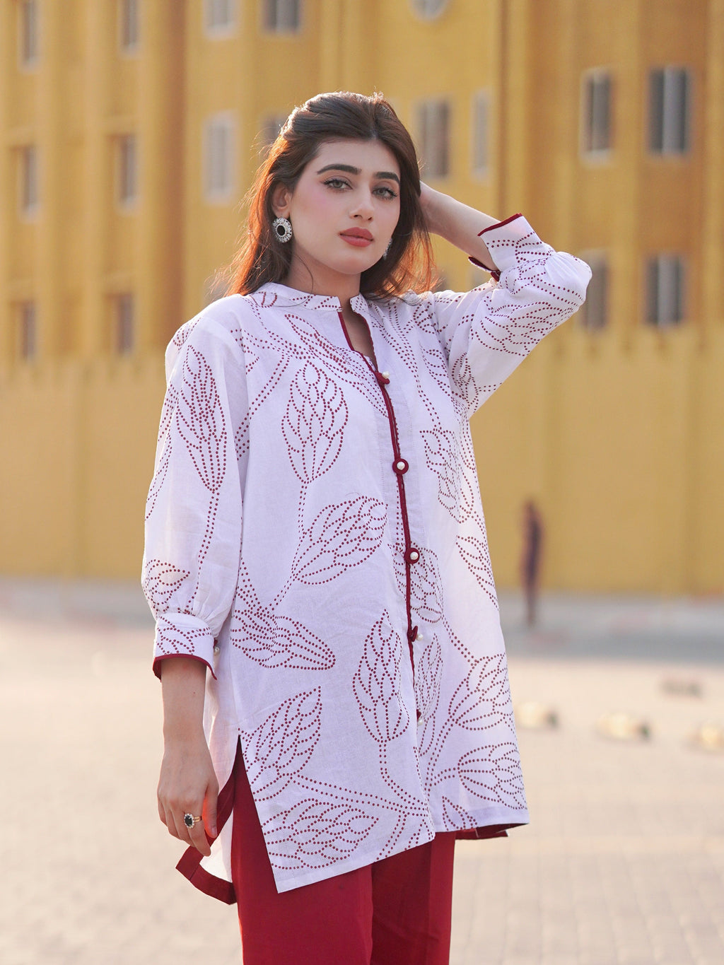 2 Piece Cotton Printed Co- Ord Set