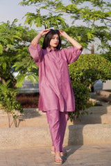 Elegant Cotton Yarn Dyed Co Ord Set 2 Piece