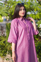 Elegant Cotton Yarn Dyed Co Ord Set 2 Piece
