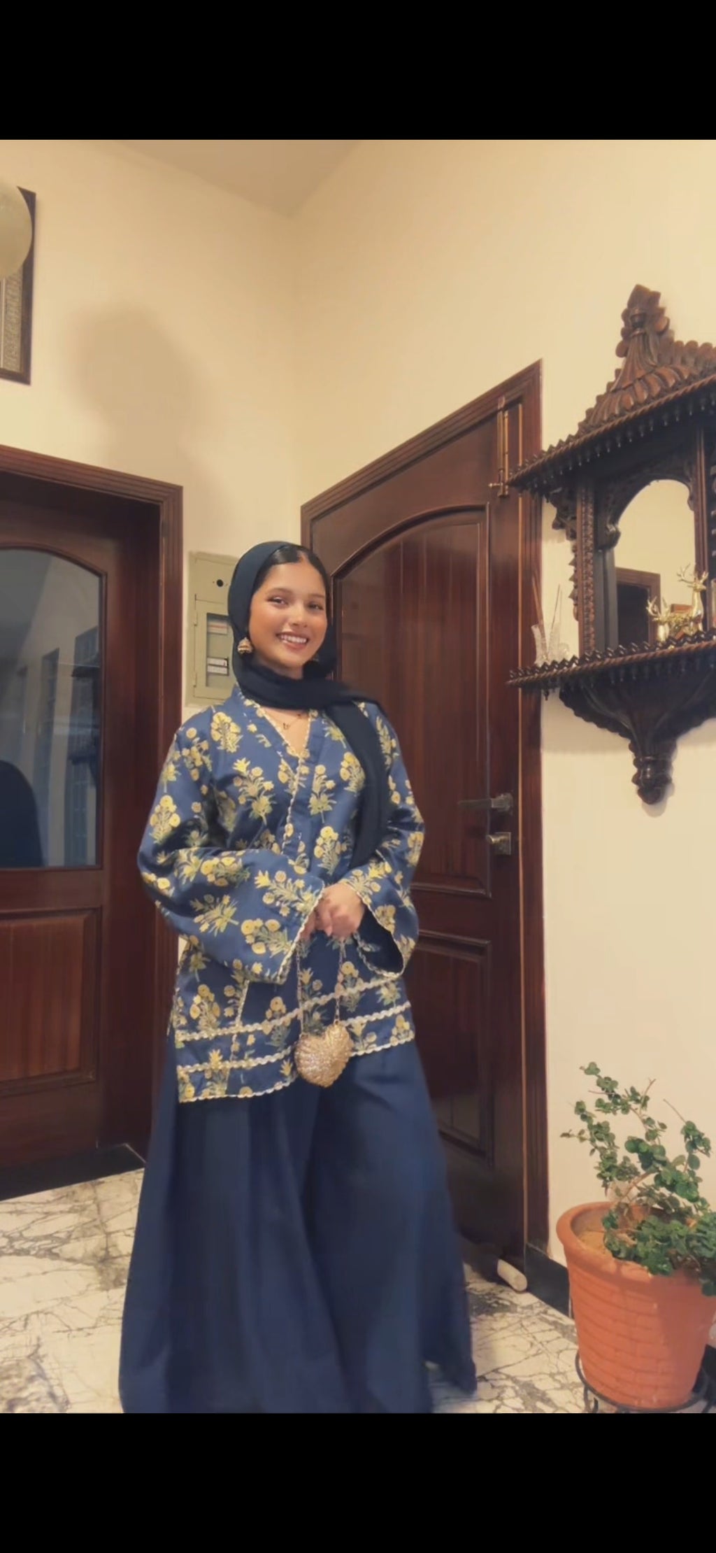 Embellished Cotton 2 Piece Co-Ord Set