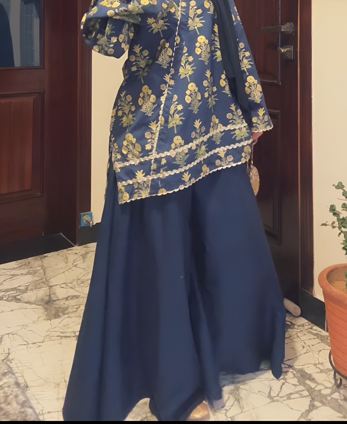 Premium Cotton Extra-Flared Palazzo
