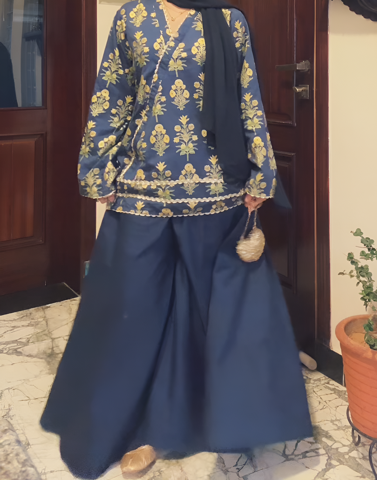 Premium Cotton Extra-Flared Palazzo
