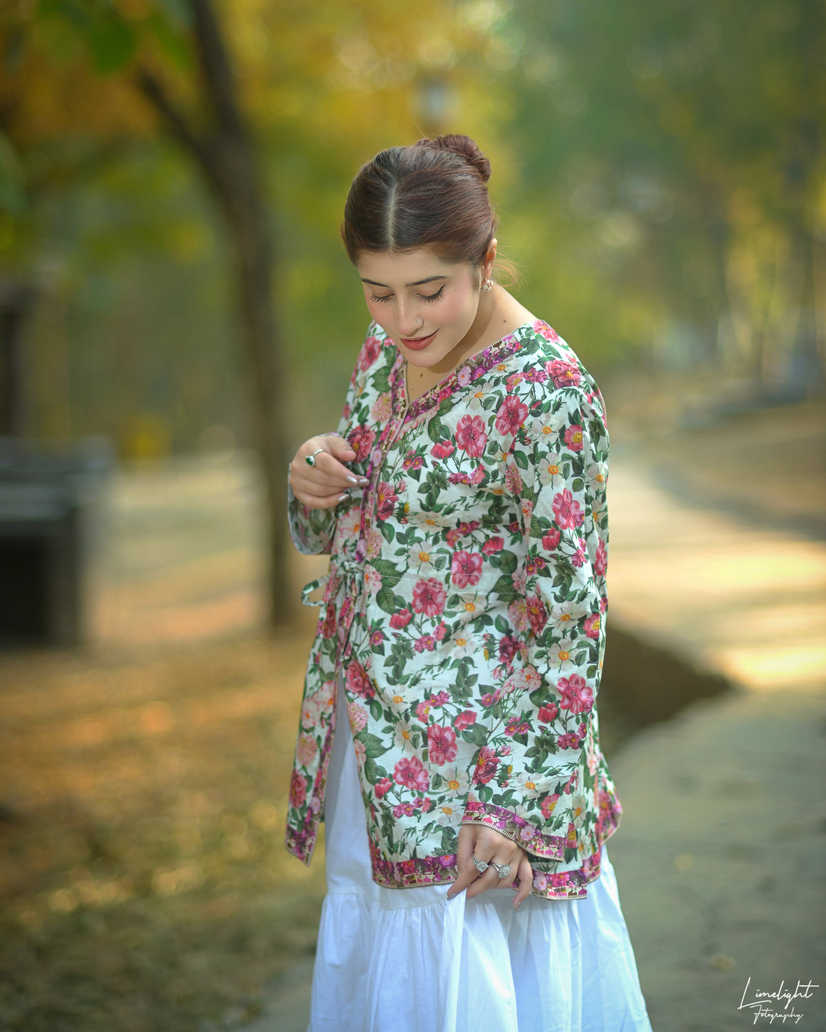 1 Piece Printed Shirt  for Women – Floral Everyday Wear