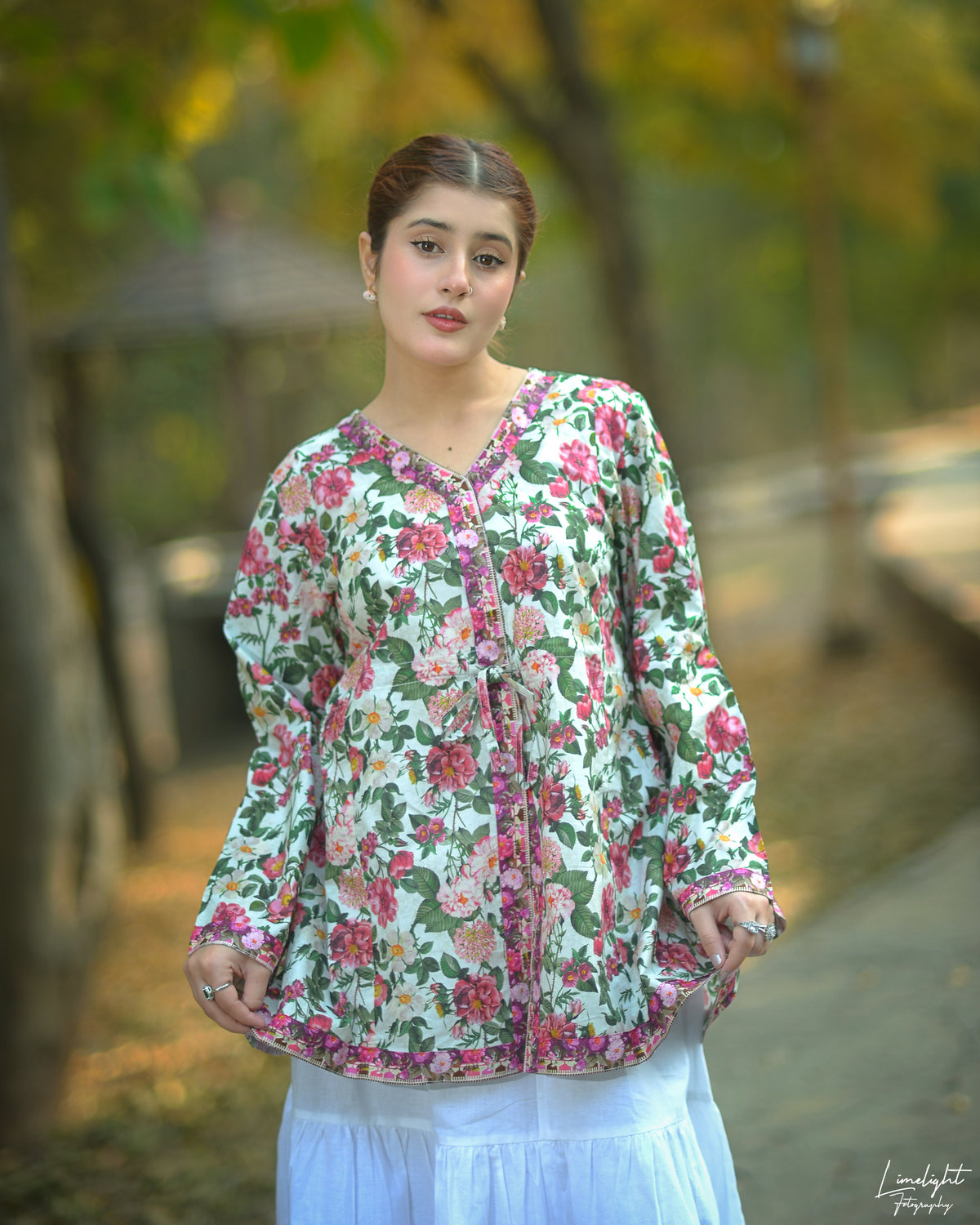1 Piece Printed Shirt  for Women – Floral Everyday Wear