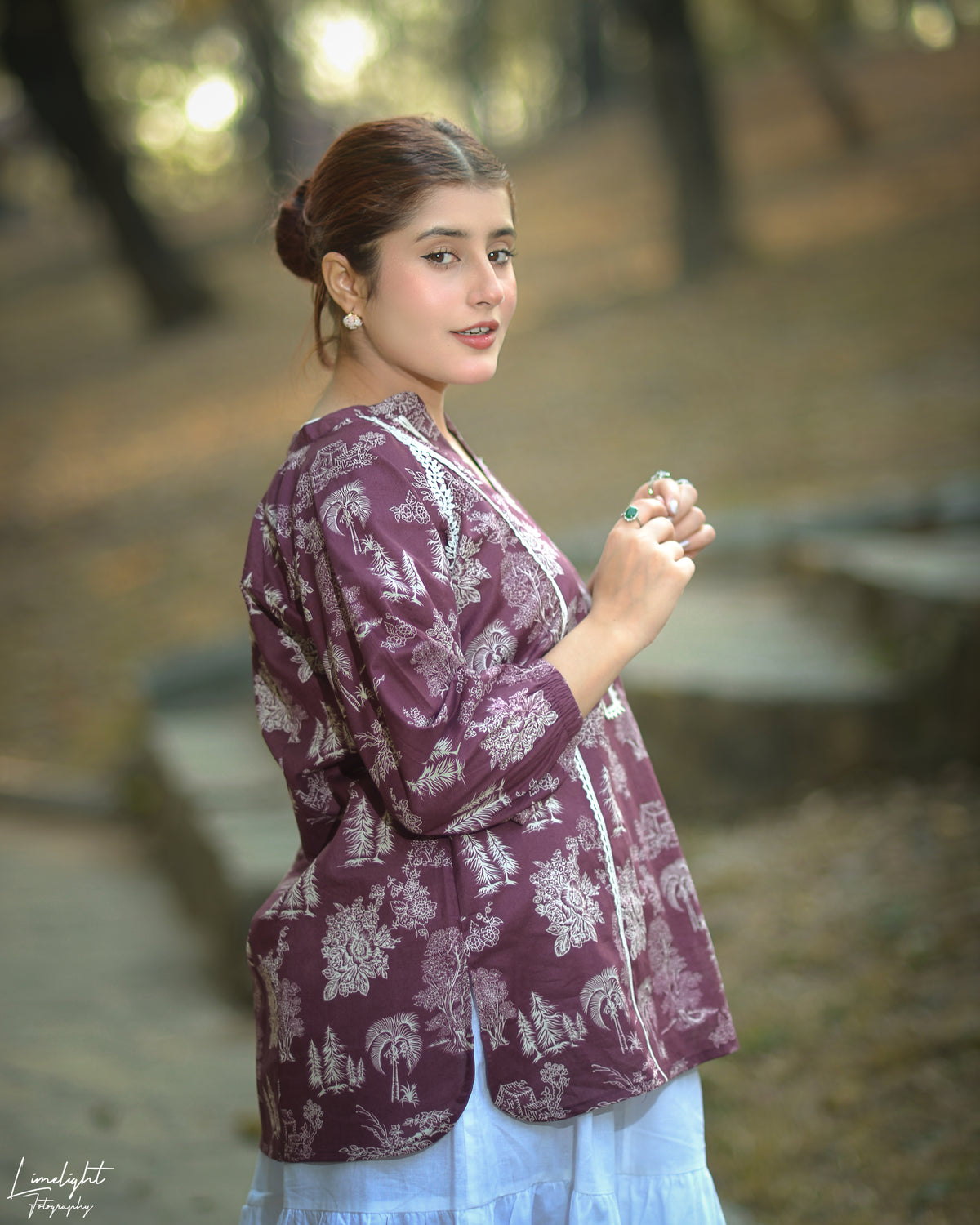 1 Piece Printed Cotton Shirt for Women – Floral Everyday Wear