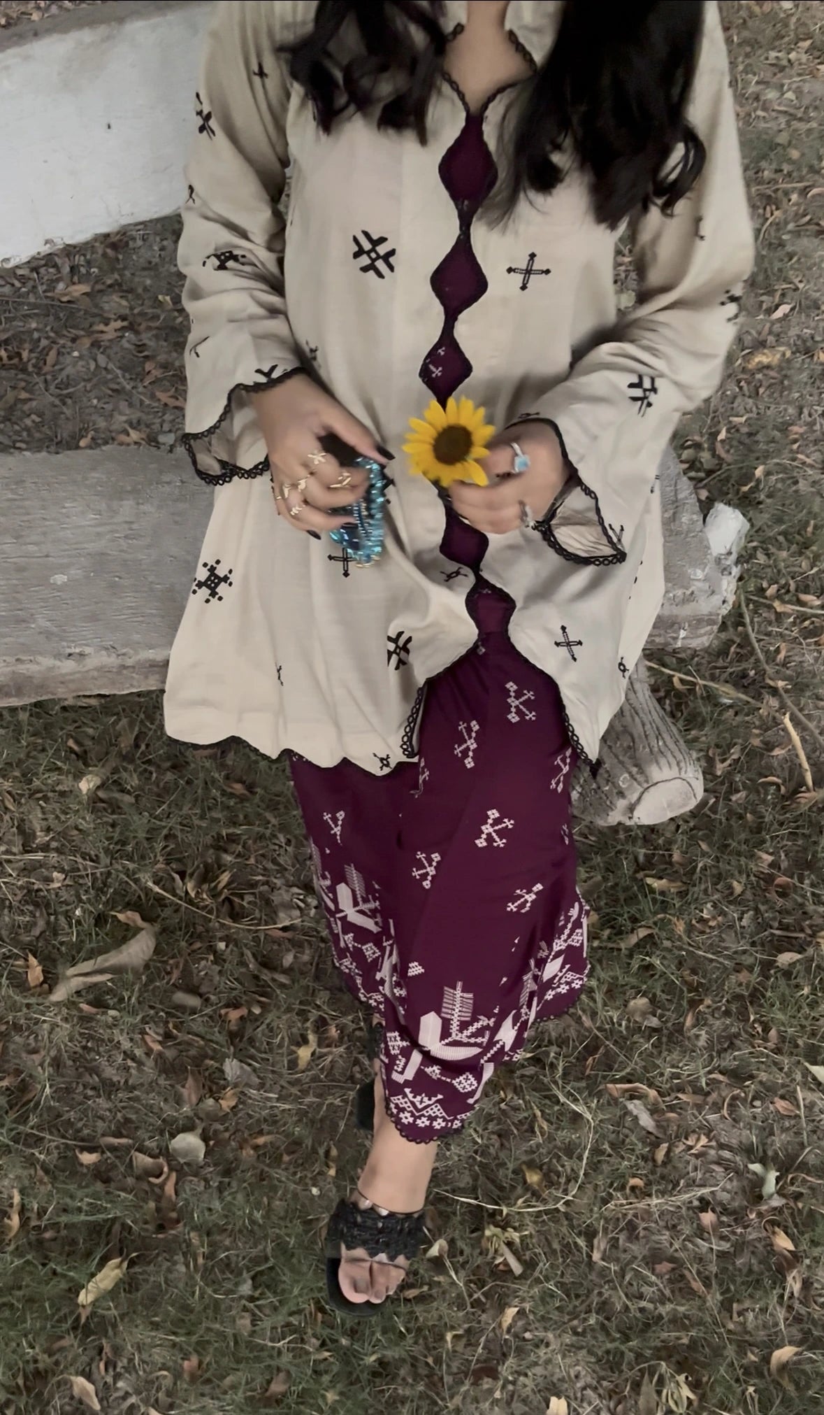 Printed Swiss Lawn 2 Piece Co-Ord Set