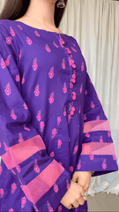 2 Piece Cotton Printed Dress