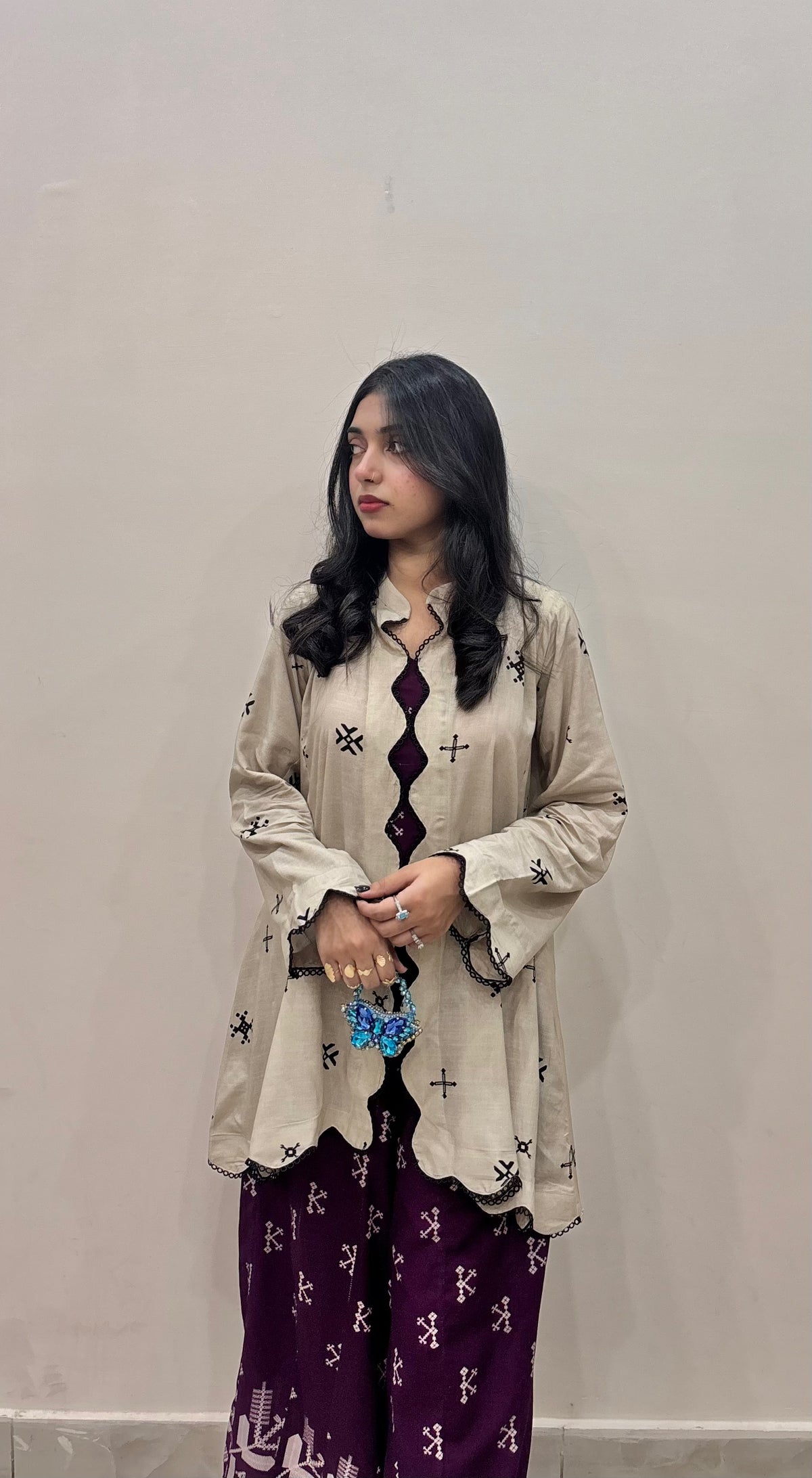Printed Swiss Lawn 2 Piece Co-Ord Set