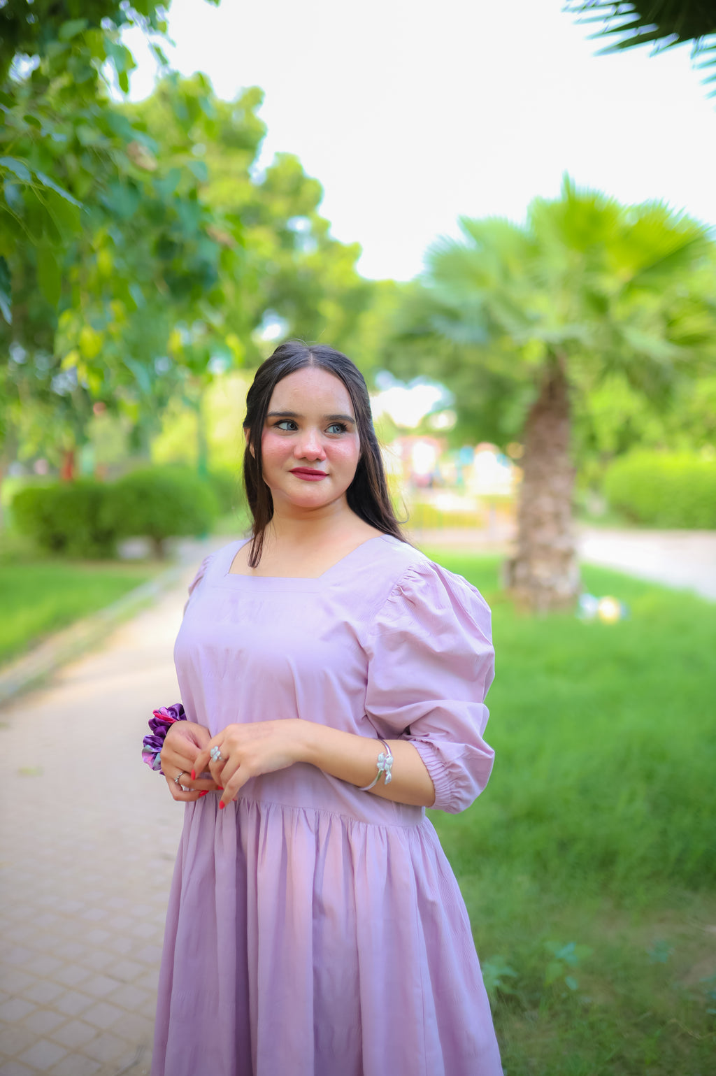 Seer Sucker Cotton Women Dress – Elegant & Comfortable