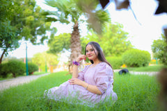 Seer Sucker Cotton Women Dress – Elegant & Comfortable