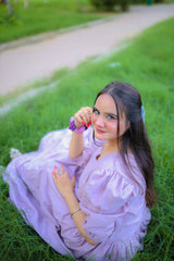 Seer Sucker Cotton Women Dress – Elegant & Comfortable