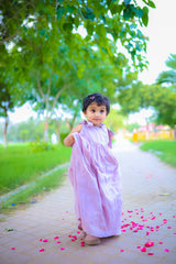 Seer Sucker Cotton Kids Dress – Soft & Breathable