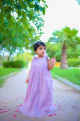 Seer Sucker Cotton Kids Dress – Soft & Breathable