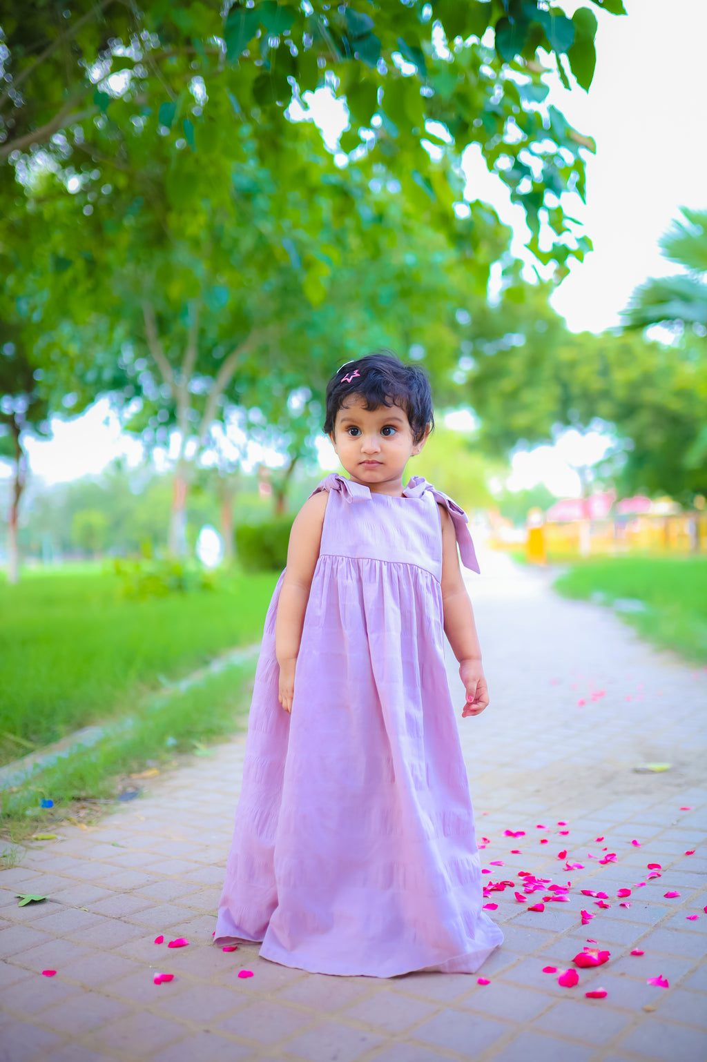 Seer Sucker Cotton Kids Dress – Soft & Breathable