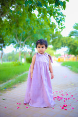 Seer Sucker Cotton Kids Dress – Soft & Breathable