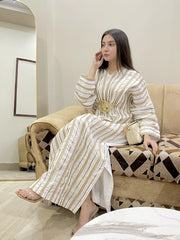 Stitched Cotton Kaftan Shirt  Classy & Comfortable 1 Piece