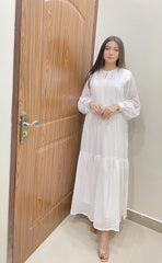 1-Piece Cotton Air Line Dress Breathable Snazzy and Comfy