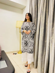 Cotton Block Printed Kurta Elegant & Comfortable 1 Piece