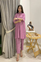 Elegant Cotton Yarn Dyed Co Ord Set 2 Piece