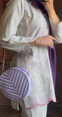 2 Piece Cotton Embroidred Co- Ord Set
