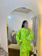 2 Piece Lawn Printed   Co- Ord Set