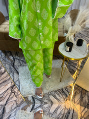 2 Piece Lawn Printed   Co- Ord Set